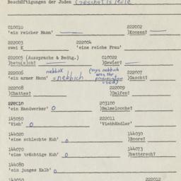Western questionnaire, answ...