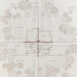 First, second, roof plans