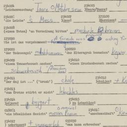 Western questionnaire, answ...