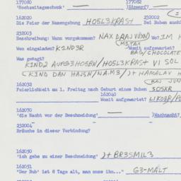 Western questionnaire, answ...