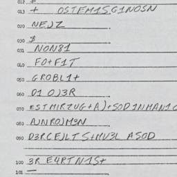 Eastern questionnaire, answ...