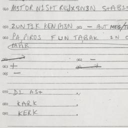 Eastern questionnaire, answ...