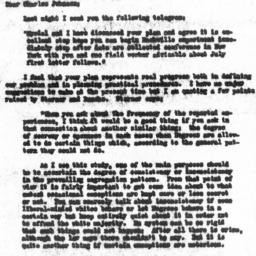 Letter from Dorothy Swaine ...