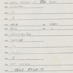 Eastern questionnaire, answ...