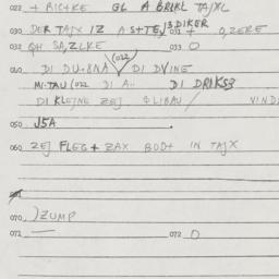 Eastern questionnaire, answ...