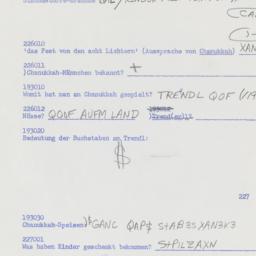 Western questionnaire, answ...