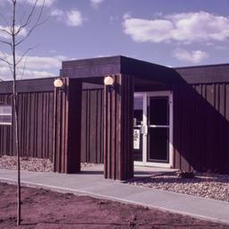 Exterior view, entrance fac...