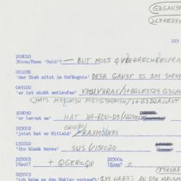 Western questionnaire, answ...
