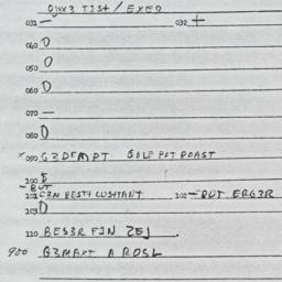 Eastern questionnaire, answ...
