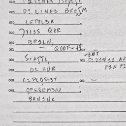 Eastern questionnaire, answ...