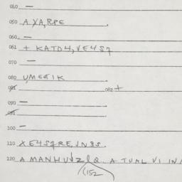 Eastern questionnaire, answ...