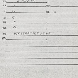 Eastern questionnaire, answ...