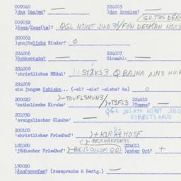 Western questionnaire, answ...