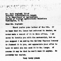 Letter from Eliza Gaylord t...