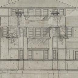 Working drawing #6: West el...