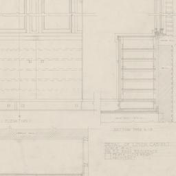 Linen cabinetwork elevation...