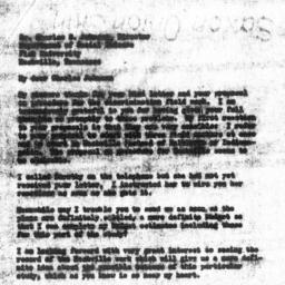 Letter from Gunnar Myrdal t...