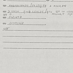 Eastern questionnaire, answ...