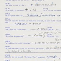 Western questionnaire, answ...
