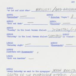 Western questionnaire, answ...