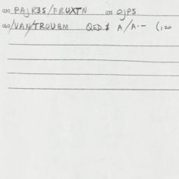 Eastern questionnaire, answ...