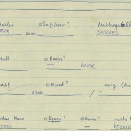 Western questionnaire, answ...