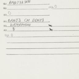 Eastern questionnaire, blue...