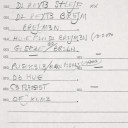 Eastern questionnaire, answ...