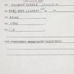 Eastern questionnaire, answ...