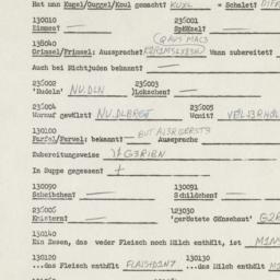 Western questionnaire, answ...