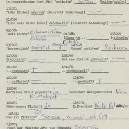 Western questionnaire, answ...