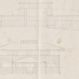 North, east elevations