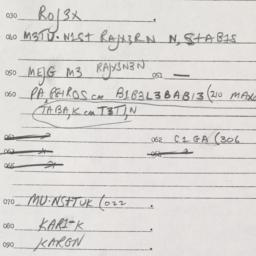 Eastern questionnaire, answ...