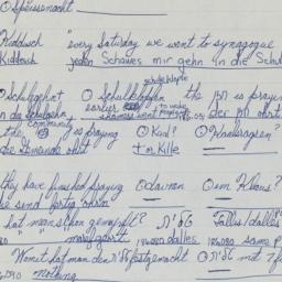Western questionnaire, answ...