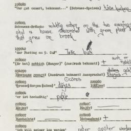Western questionnaire, answ...