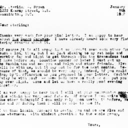 Letter from Gunnar Myrdal t...