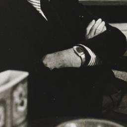 Simon Lissim sitting