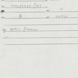 Eastern questionnaire, answ...