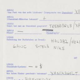 Eastern questionnaire, answ...