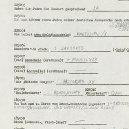 Western questionnaire, answ...