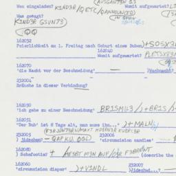 Western questionnaire, answ...