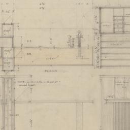 Desk, table plan, section, ...