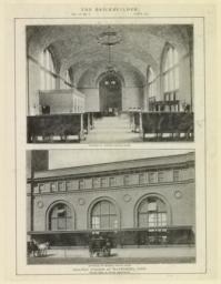 Plate 123. Entrance to General Waiting Room. Railway Station at Waterbury, Conn. McKim, Mead & White, Architects