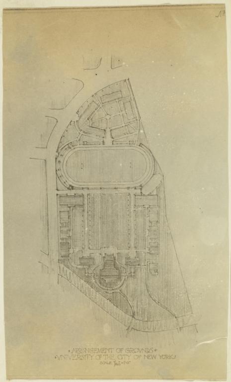 Arrangement of grounds. University of the City of New York
