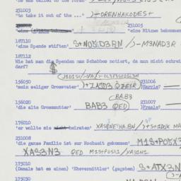 Western questionnaire, answ...