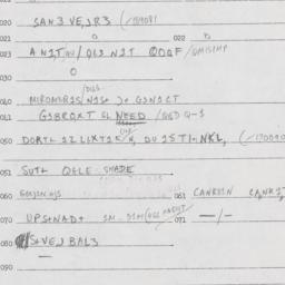 Eastern questionnaire, answ...