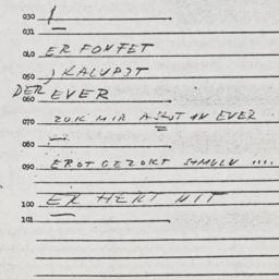 Eastern questionnaire, answ...