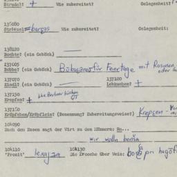 Western questionnaire, answ...