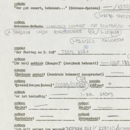 Western questionnaire, answ...