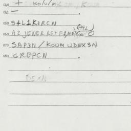 Eastern questionnaire, answ...